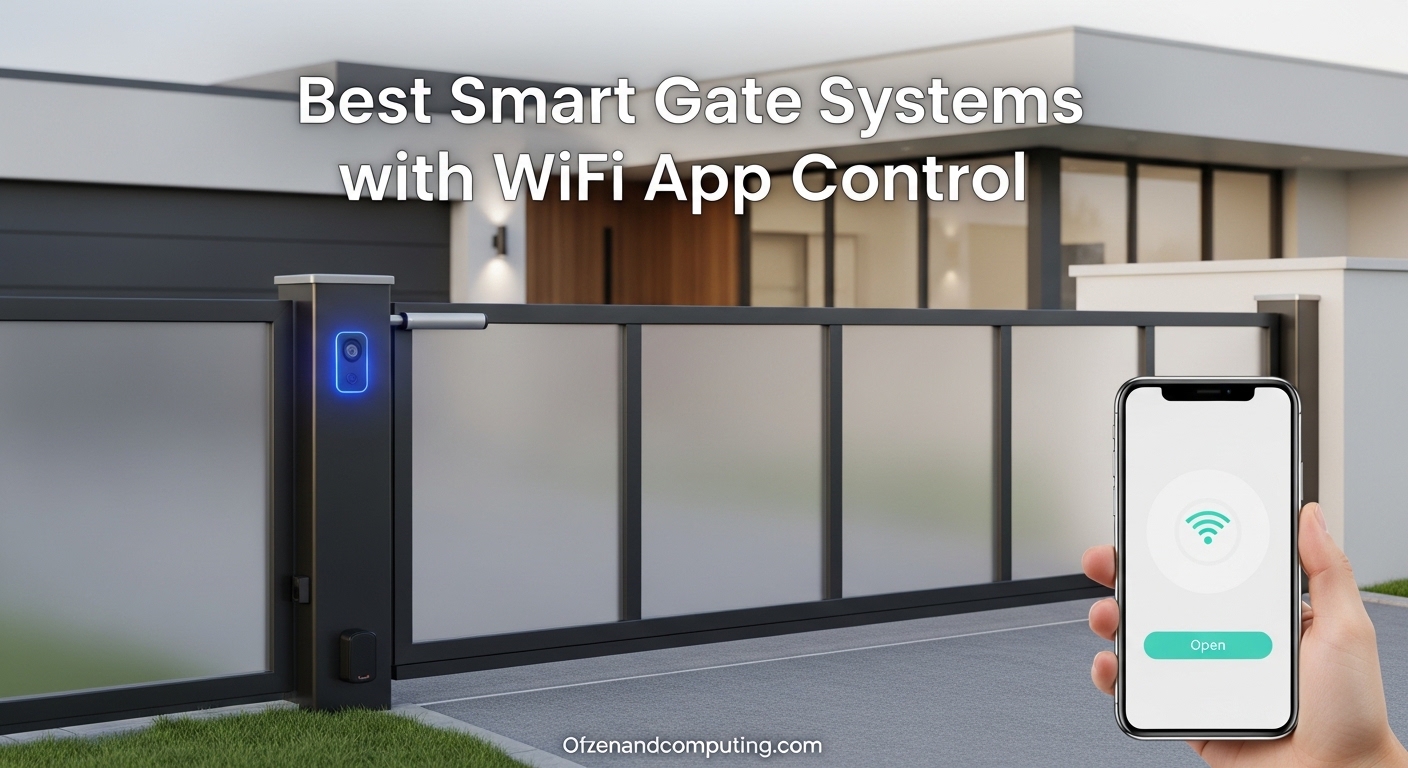 Best Smart Gate Systems with WiFi App Control and Remote Monitoring