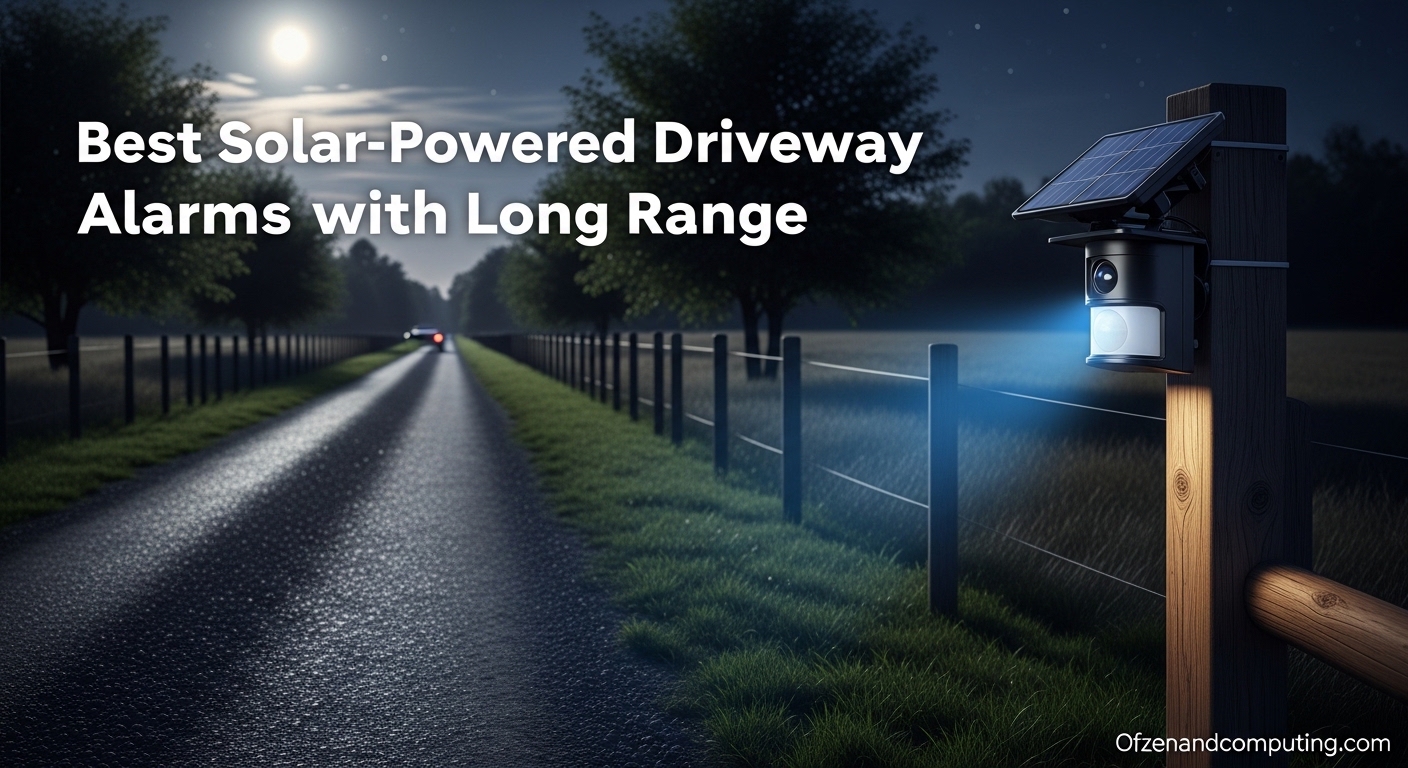 Best Solar-Powered Driveway Alarms with Long Range