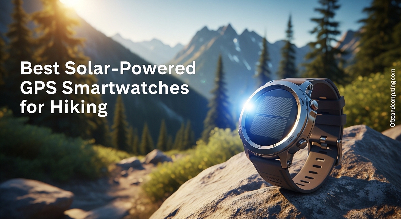 Best Solar-Powered GPS Smartwatches for Hiking