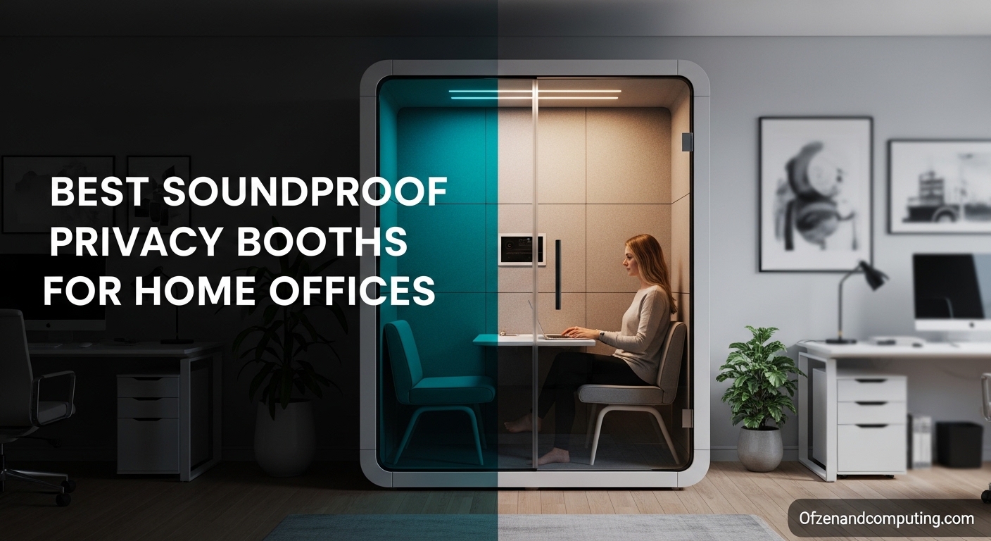Best Soundproof Privacy Booths for Home Offices
