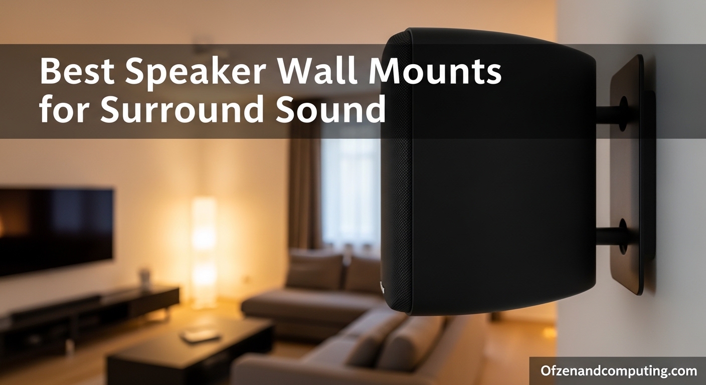 Best Speaker Wall Mounts for Surround Sound