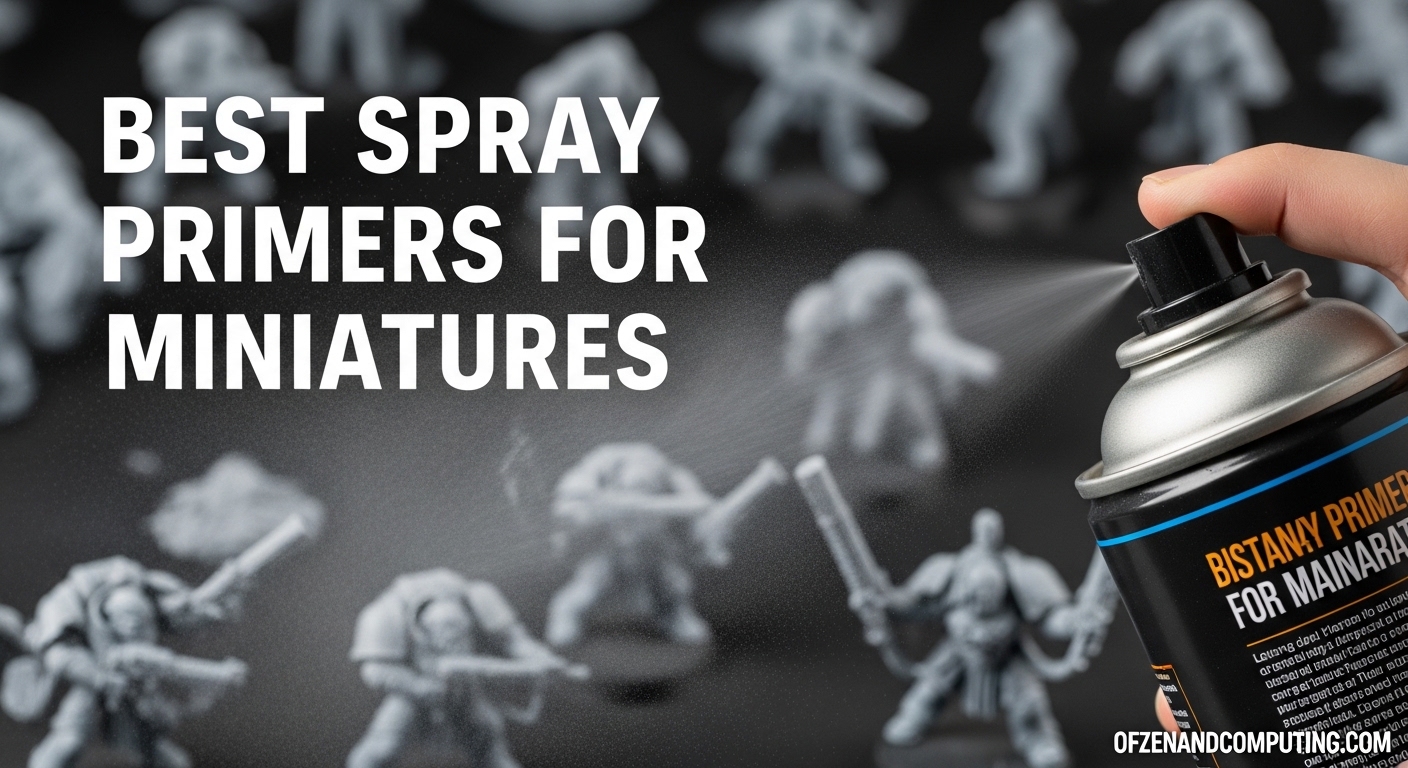 Best Spray Primers for Miniatures