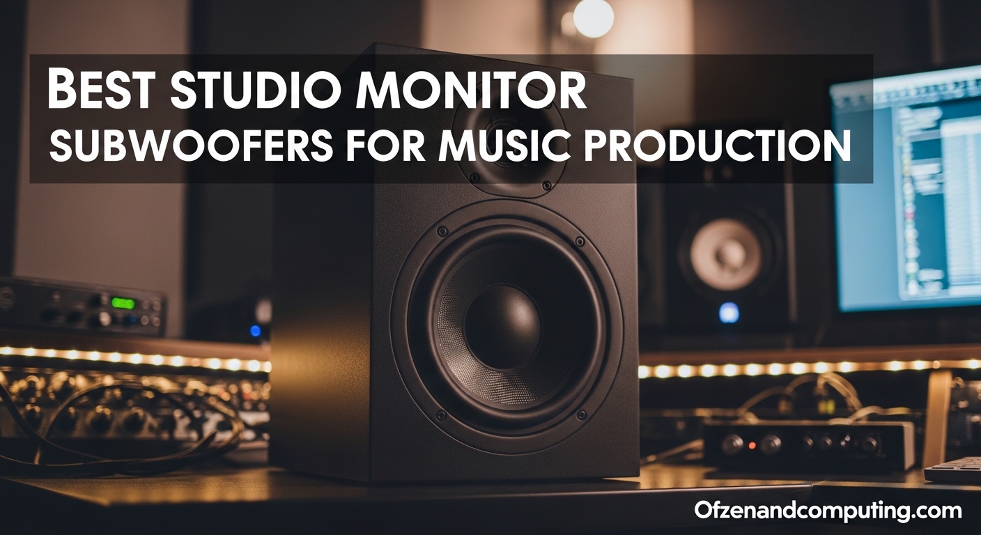 Best Studio Monitor Subwoofers for Music Production