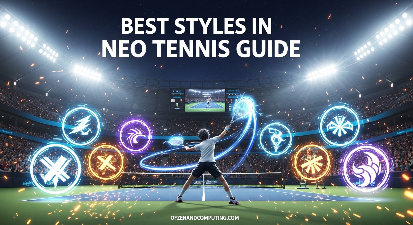 Best Styles in Neo Tennis Guide
