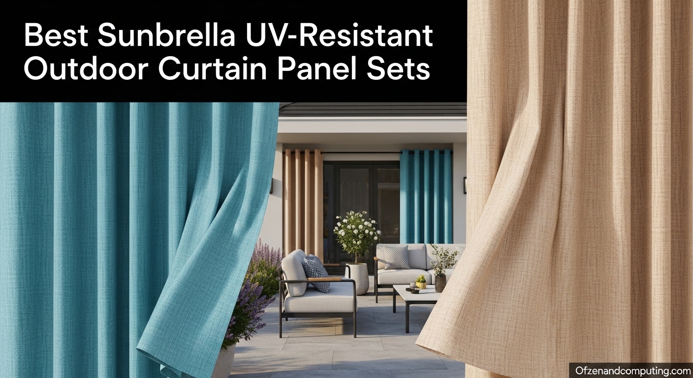 Best Sunbrella UV-Resistant Outdoor Curtain Panel Sets