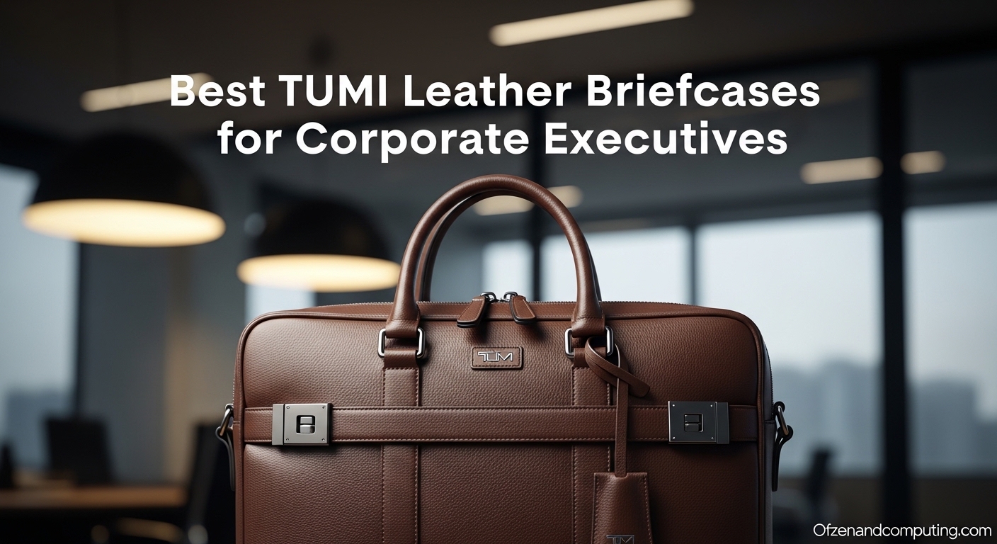 Best TUMI Leather Briefcases for Corporate Executives