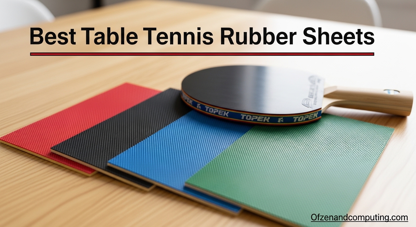 Best Table Tennis Rubber Sheets