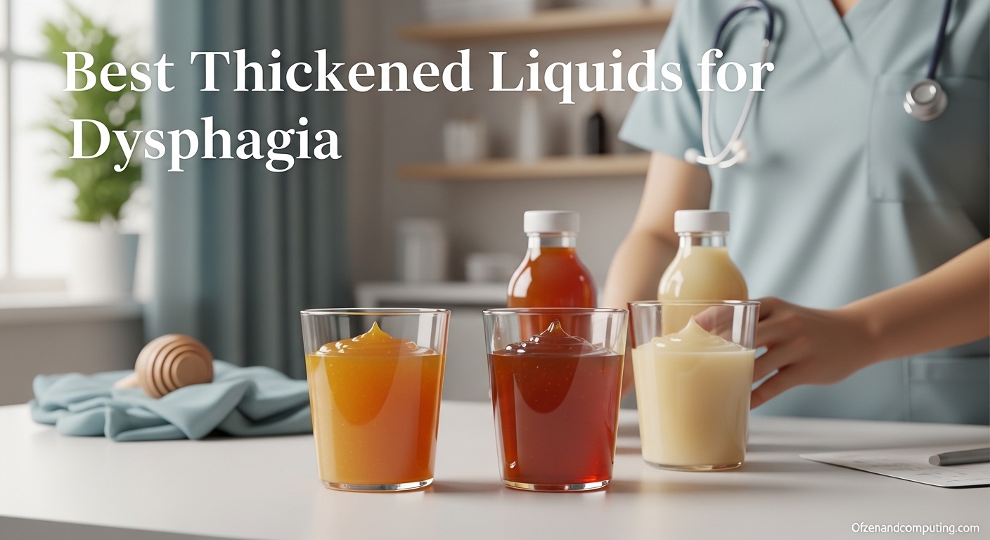 Best Thickened Liquids for Dysphagia