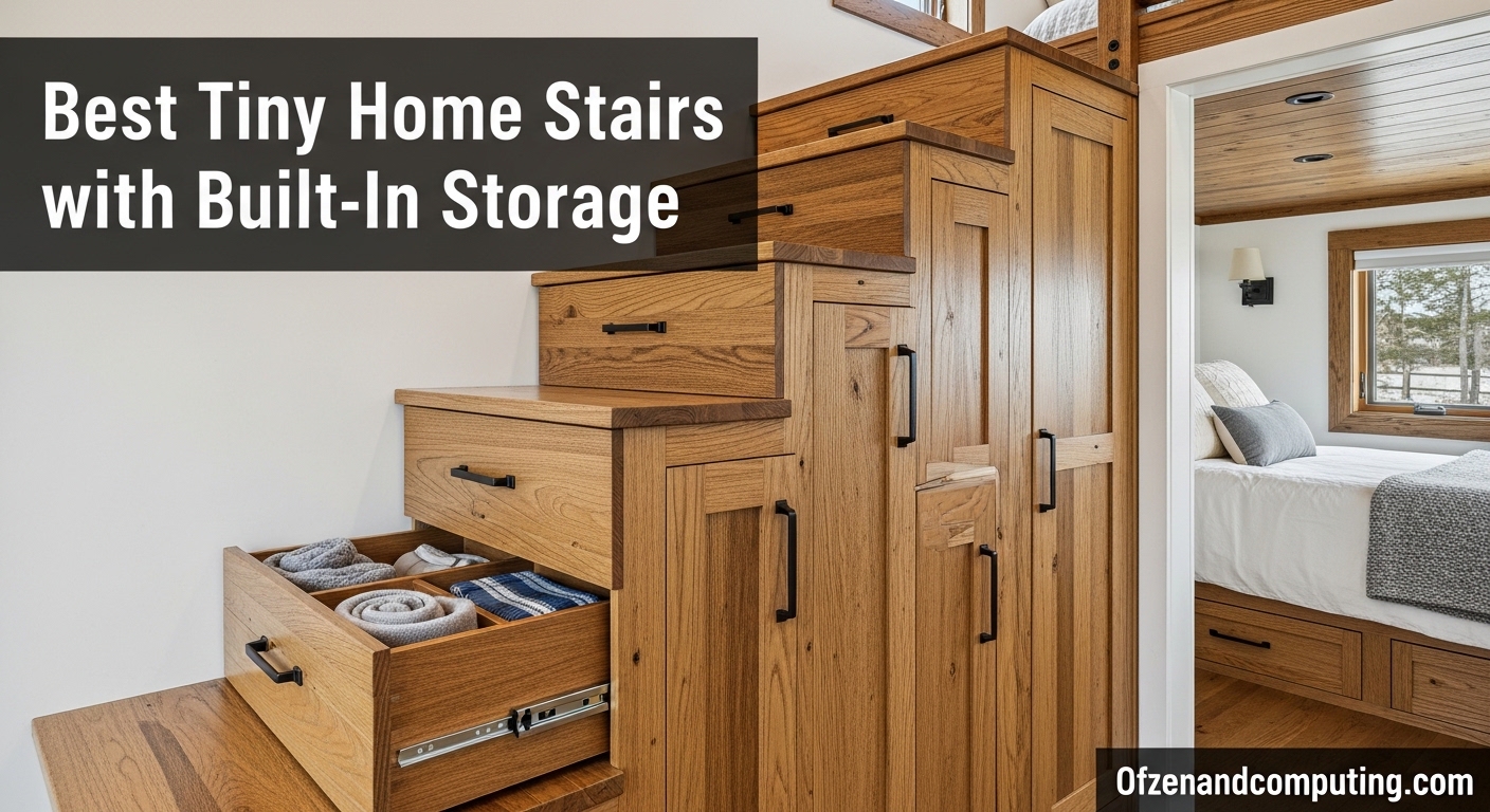 Best Tiny Home Stairs with Built-In Storage