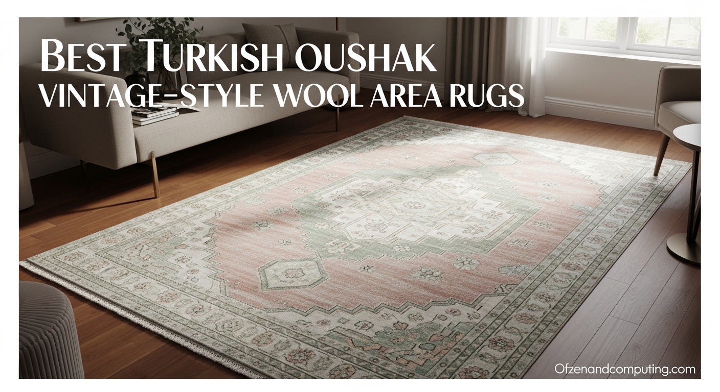Best Turkish Oushak Vintage-Style Wool Area Rugs