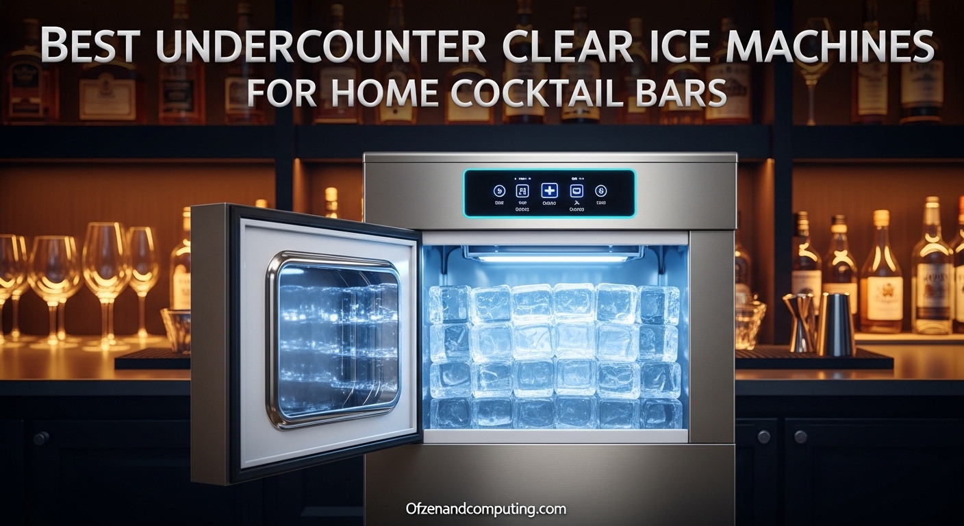 Best Undercounter Clear Ice Machines for Home Cocktail Bars
