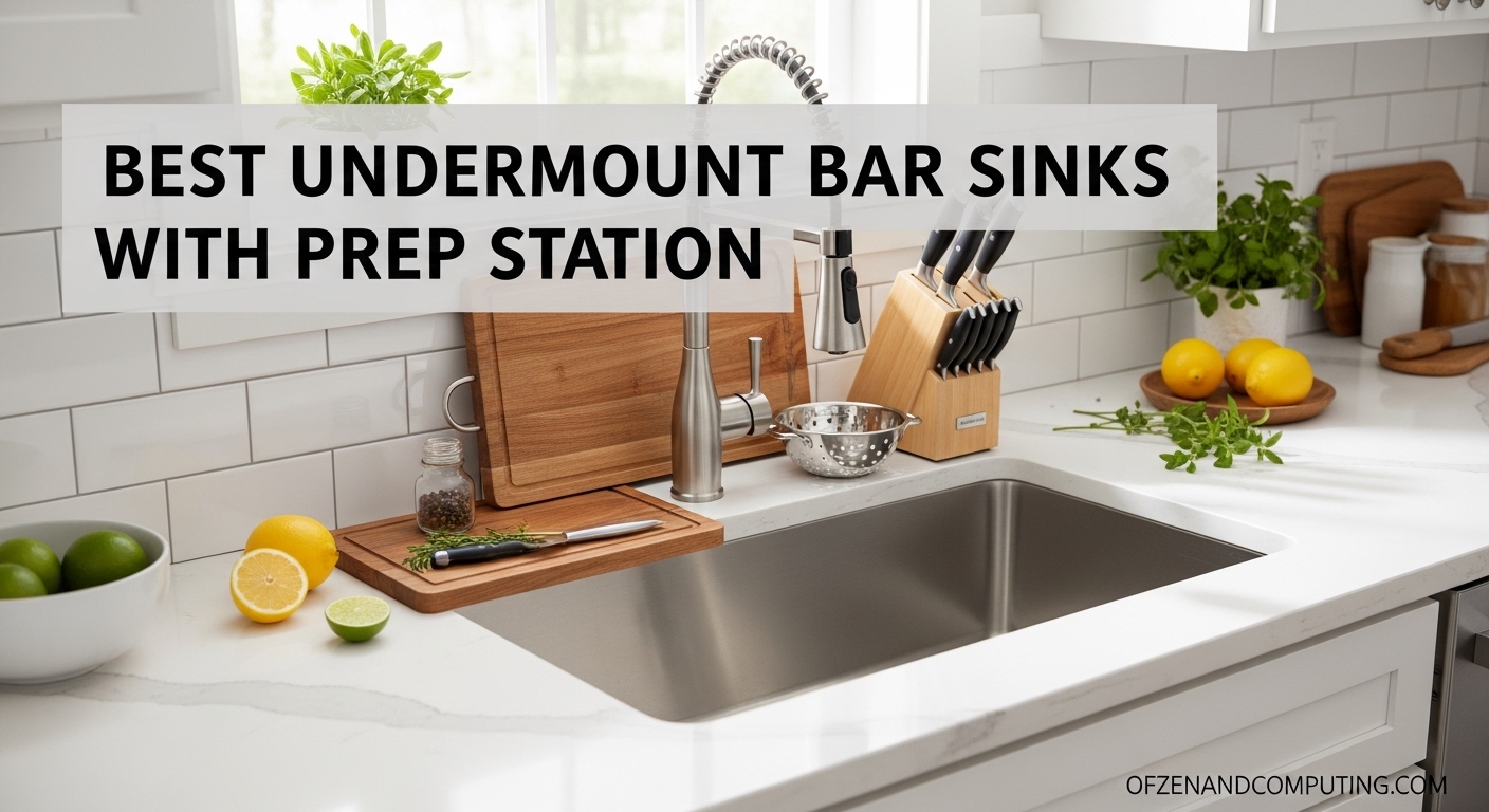 Best Undermount Bar Sinks with Prep Stations
