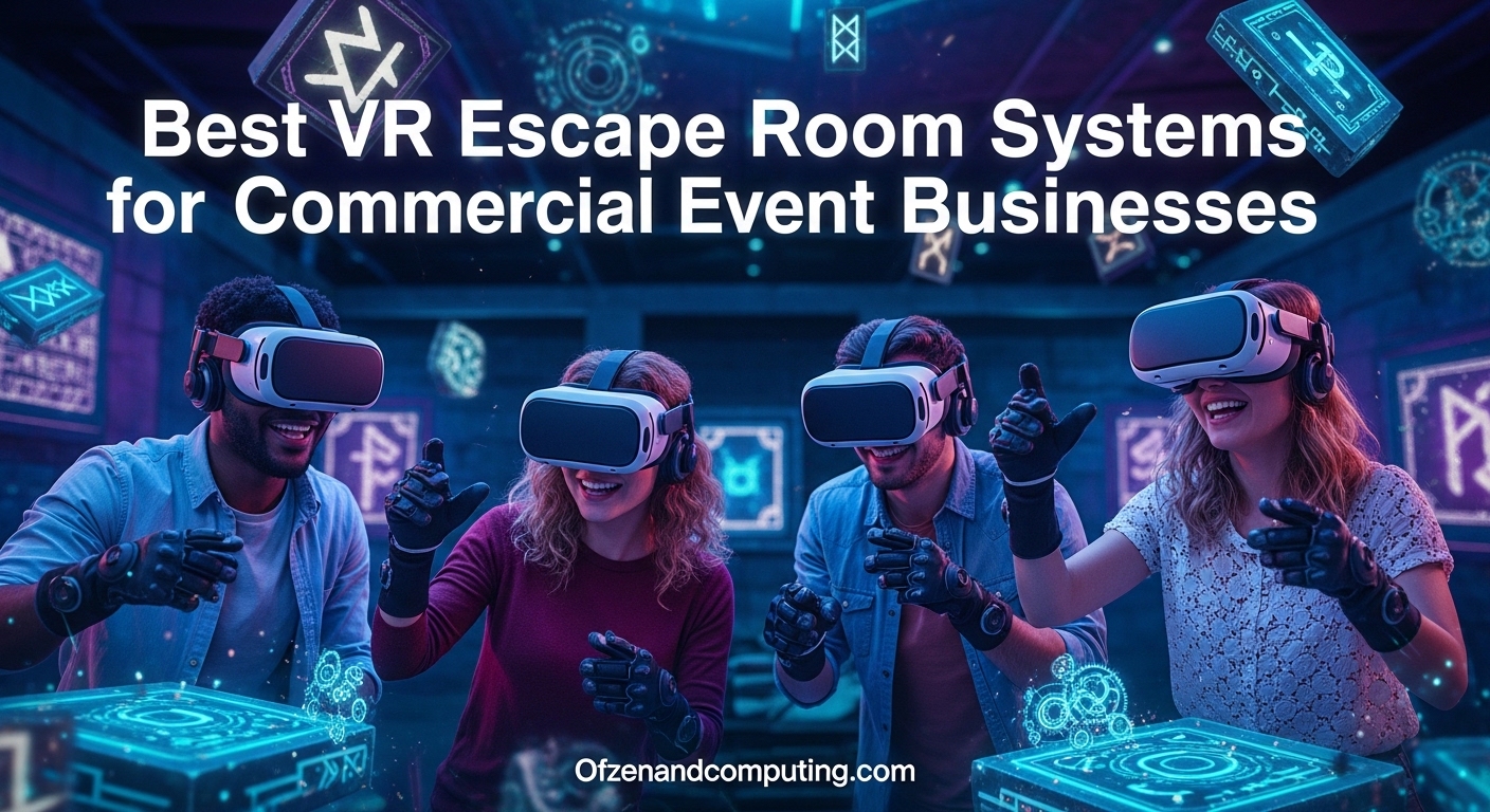 Best VR Escape Room Systems for Commercial Event Businesses