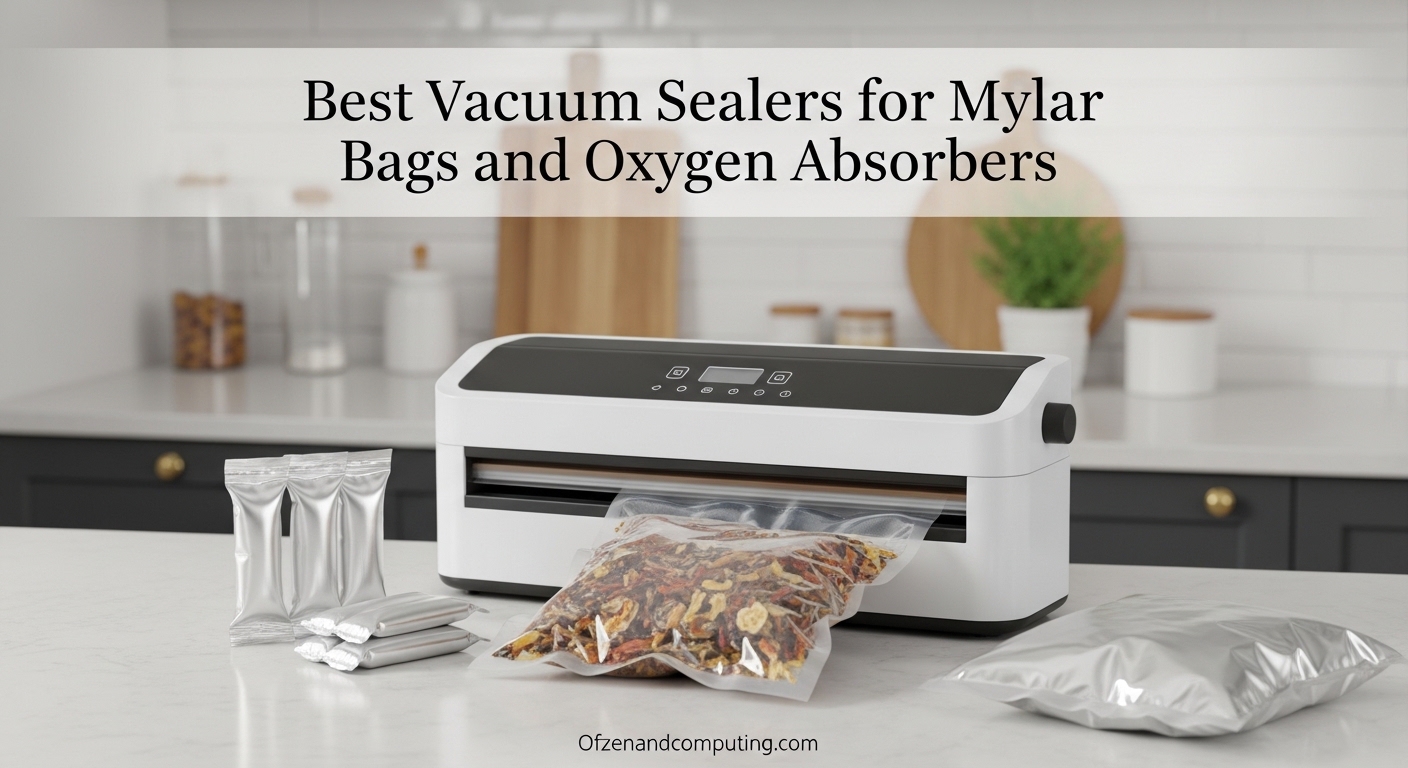 Best Vacuum Sealers for Mylar Bags and Oxygen Absorbers