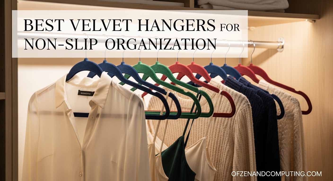 Best Velvet Hangers for Non-Slip Organization