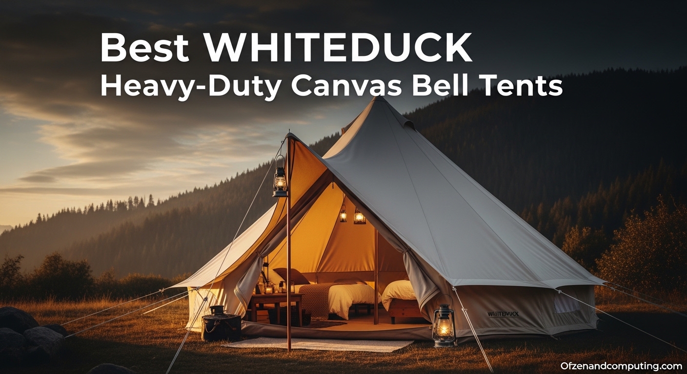 Best WHITEDUCK Heavy-Duty Canvas Bell Tents