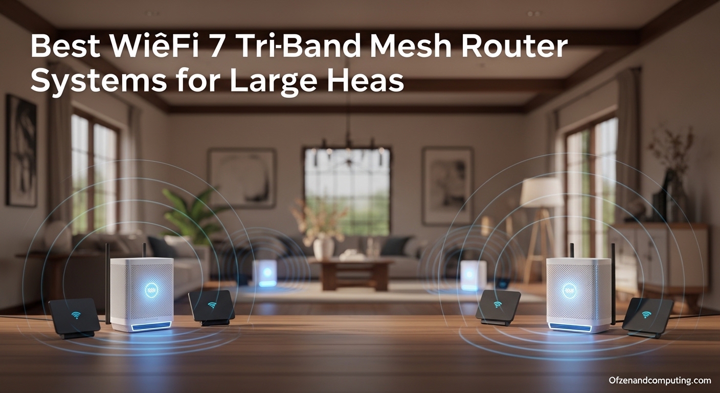 Best Wi-Fi 7 Tri-Band Mesh Router Systems for Large Homes
