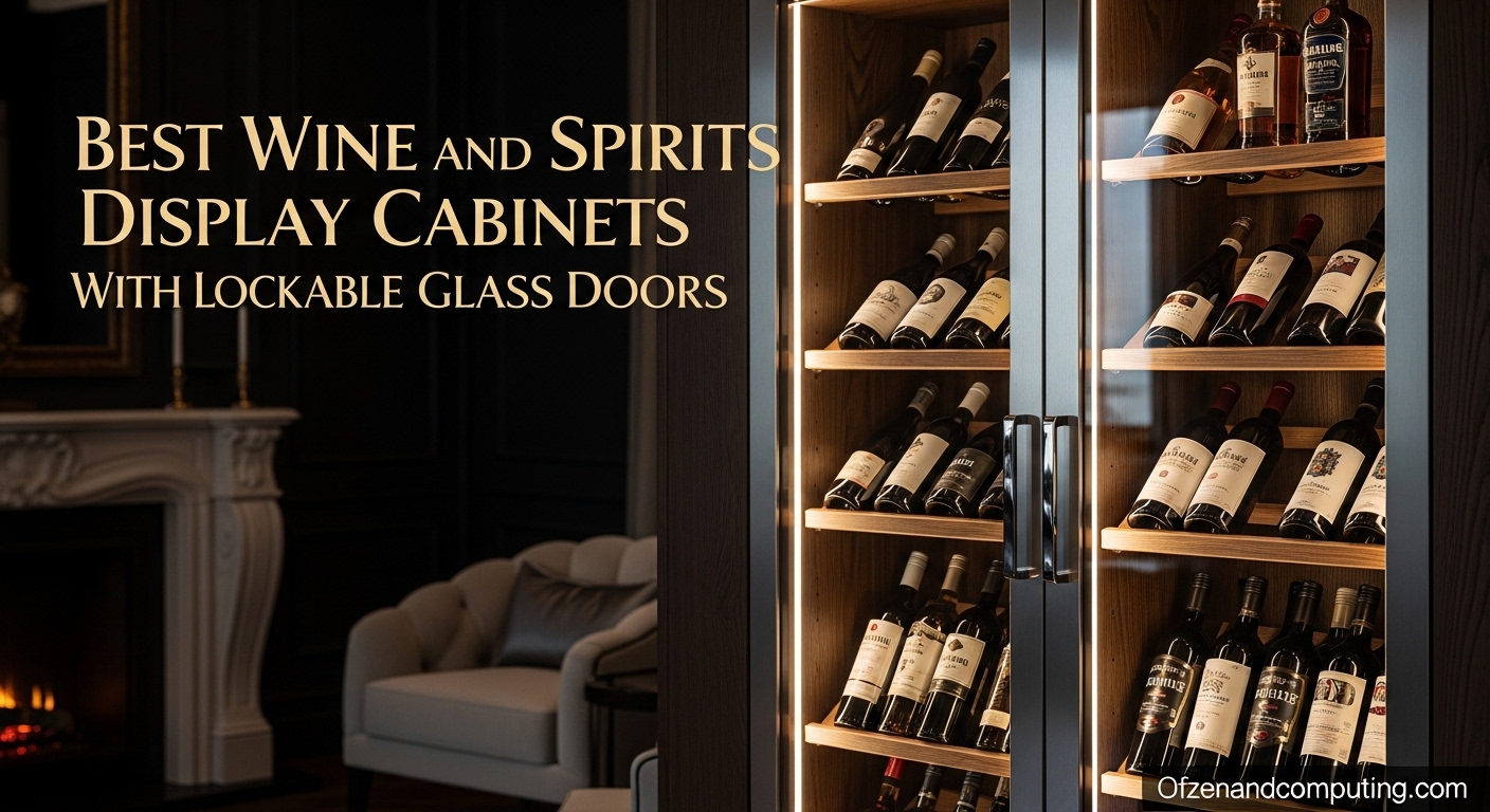 Best Wine and Spirits Display Cabinets with Lockable Glass Doors