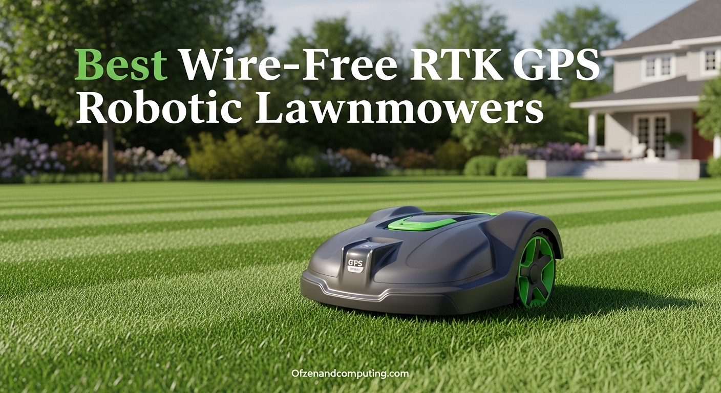 Best Wire-Free RTK GPS Robotic Lawnmowers