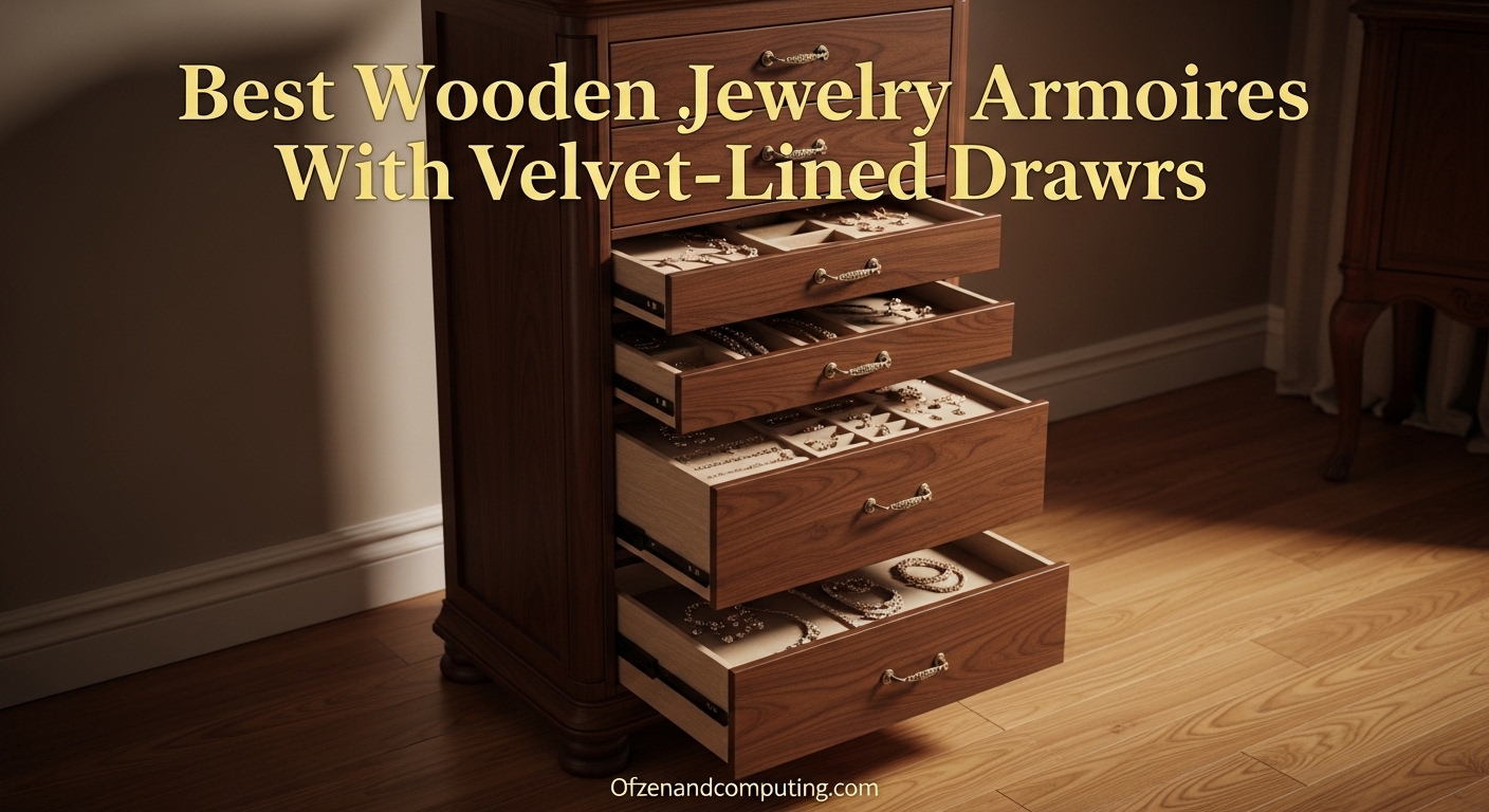 Best Wooden Jewelry Armoires With Velvet-Lined Drawers