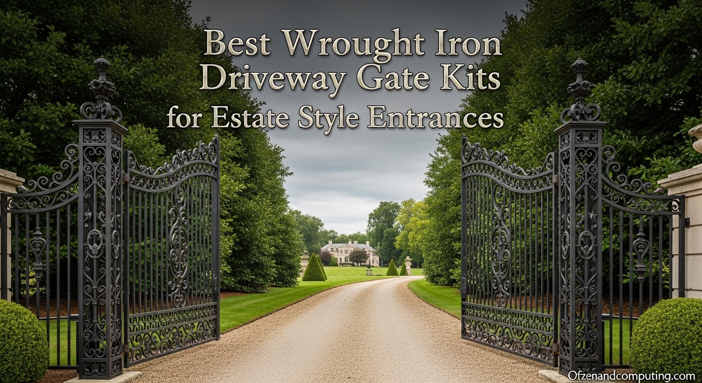 Best Wrought Iron Driveway Gate Kits for Estate-Style Entrances