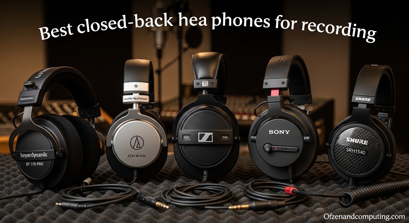 Best closed-back headphones for recording