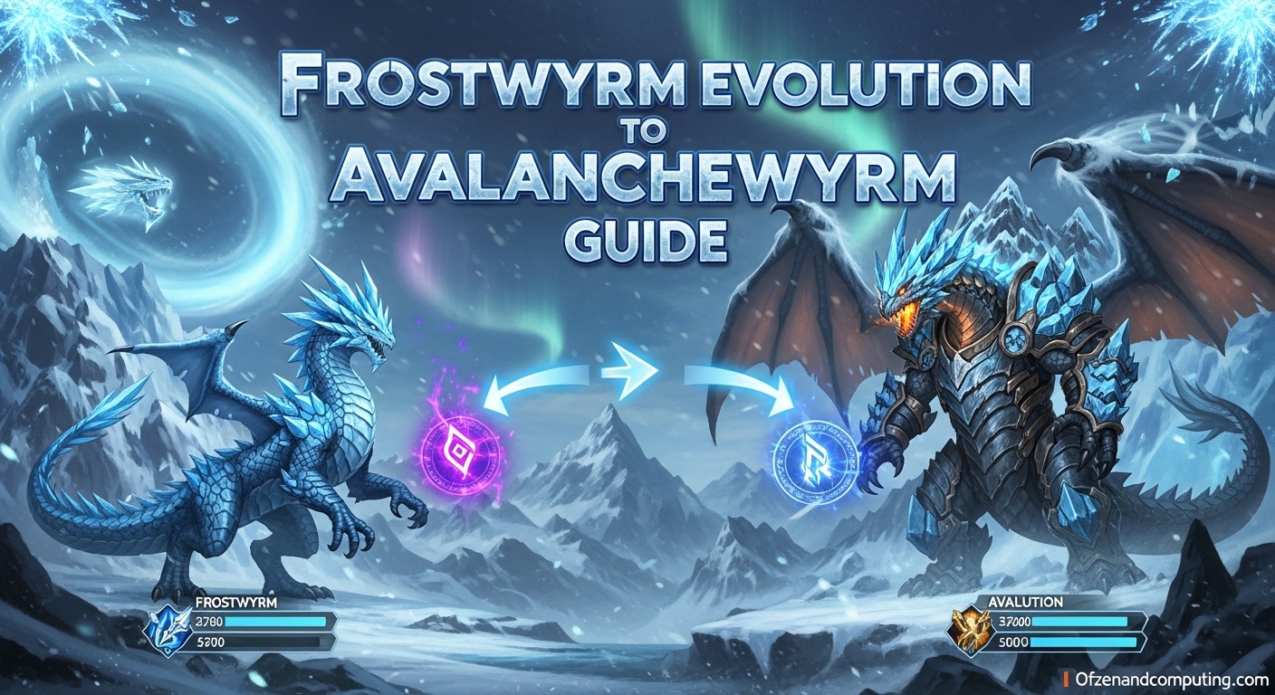 Frostwyrm Evolution to Avalanchewyrm Guide