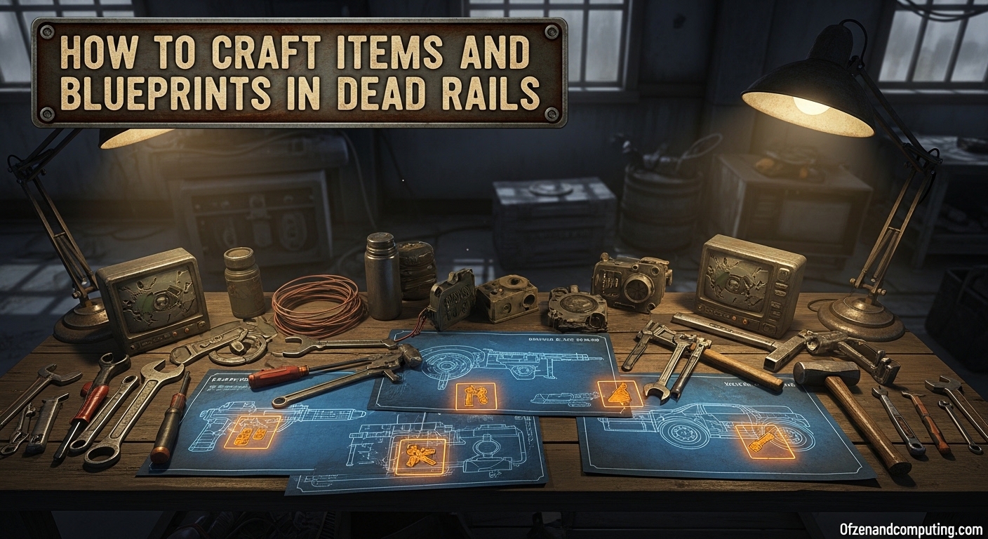 How to Craft Items and Blueprints in Dead Rails