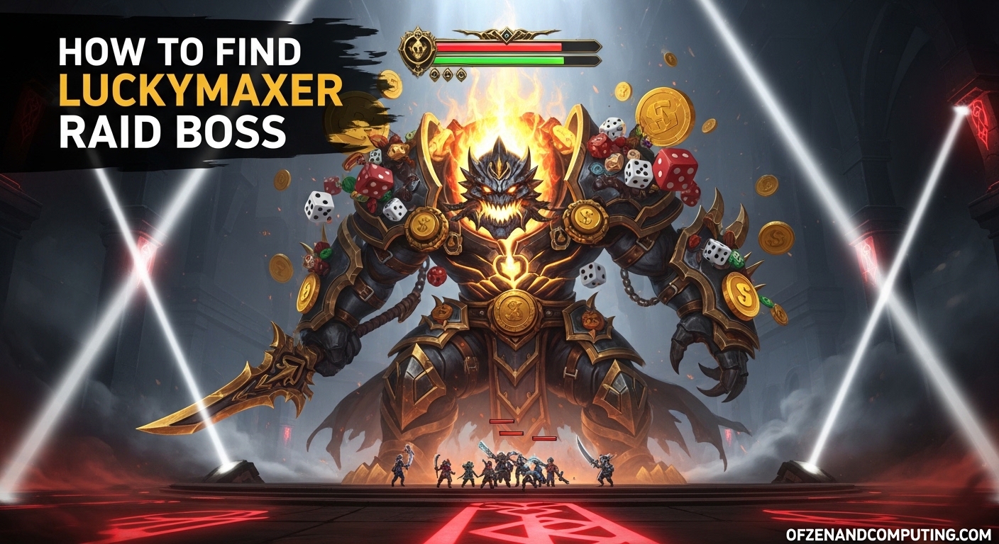 How to Find LuckyMaxer Raid Boss