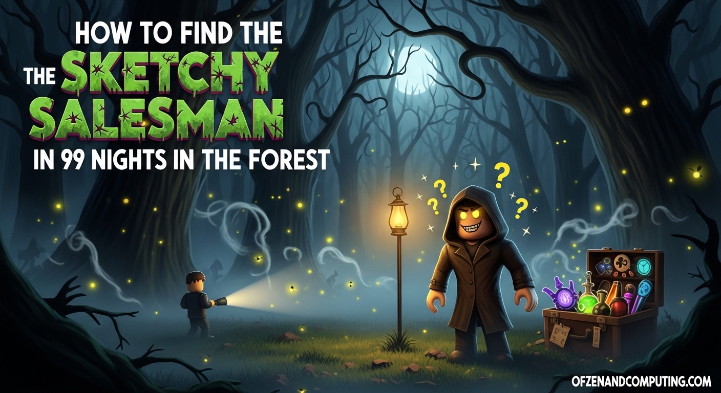 How to Find the Sketchy Salesman in 99 Nights in the Forest