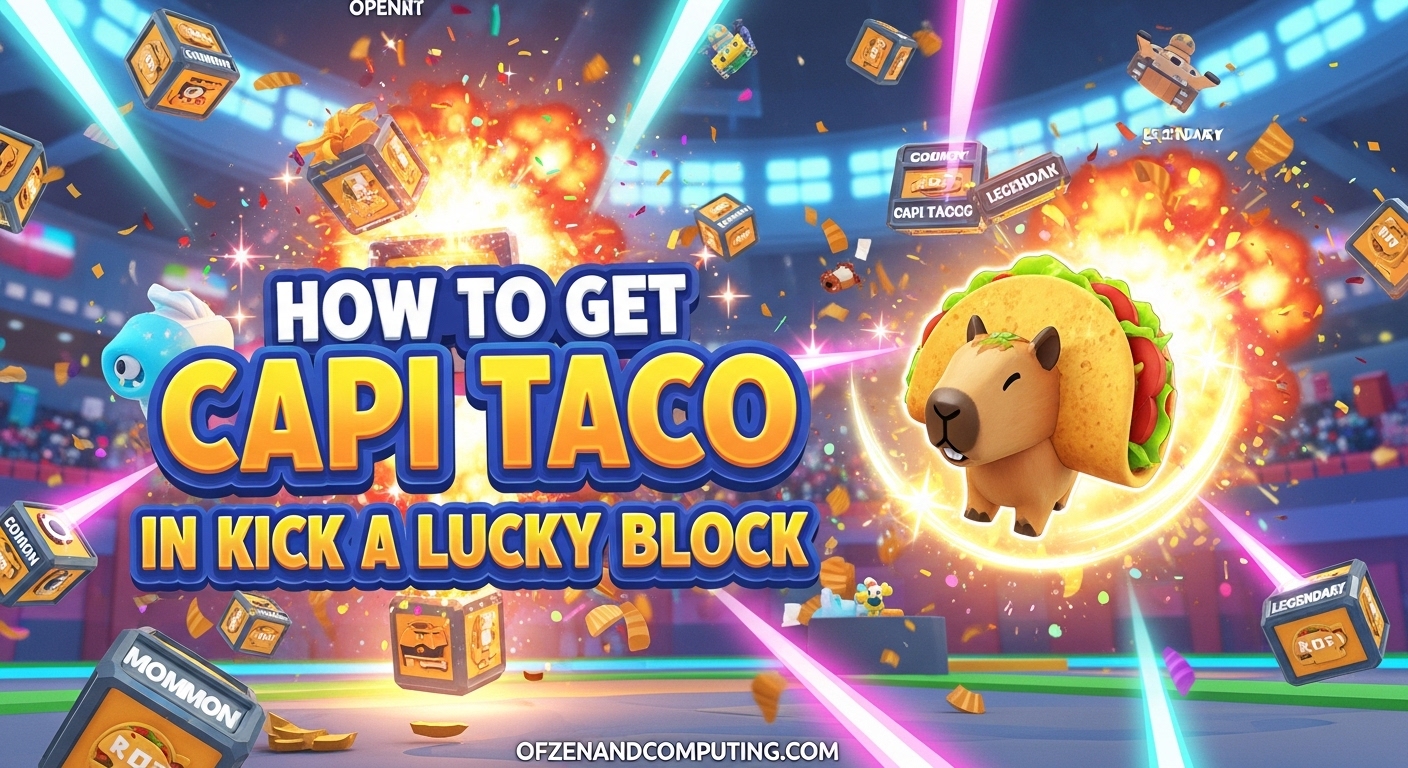 How to Get Capi Taco in Kick a Lucky Block