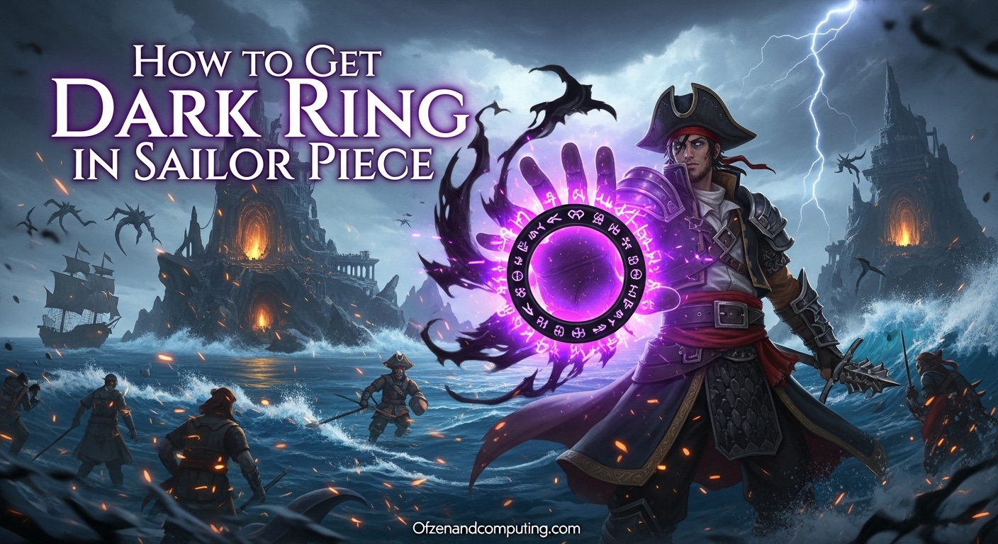 How to Get Dark Ring in Sailor Piece