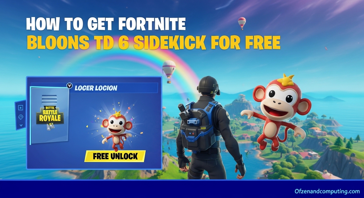 How to Get Fortnite Bloons TD 6 Sidekick for Free