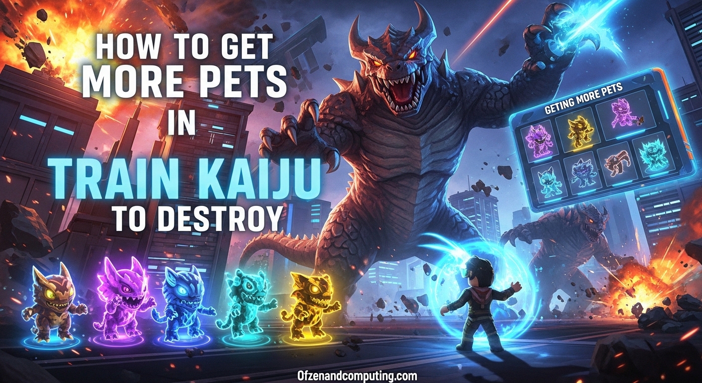 How to Get More Pets in Train Kaiju to Destroy