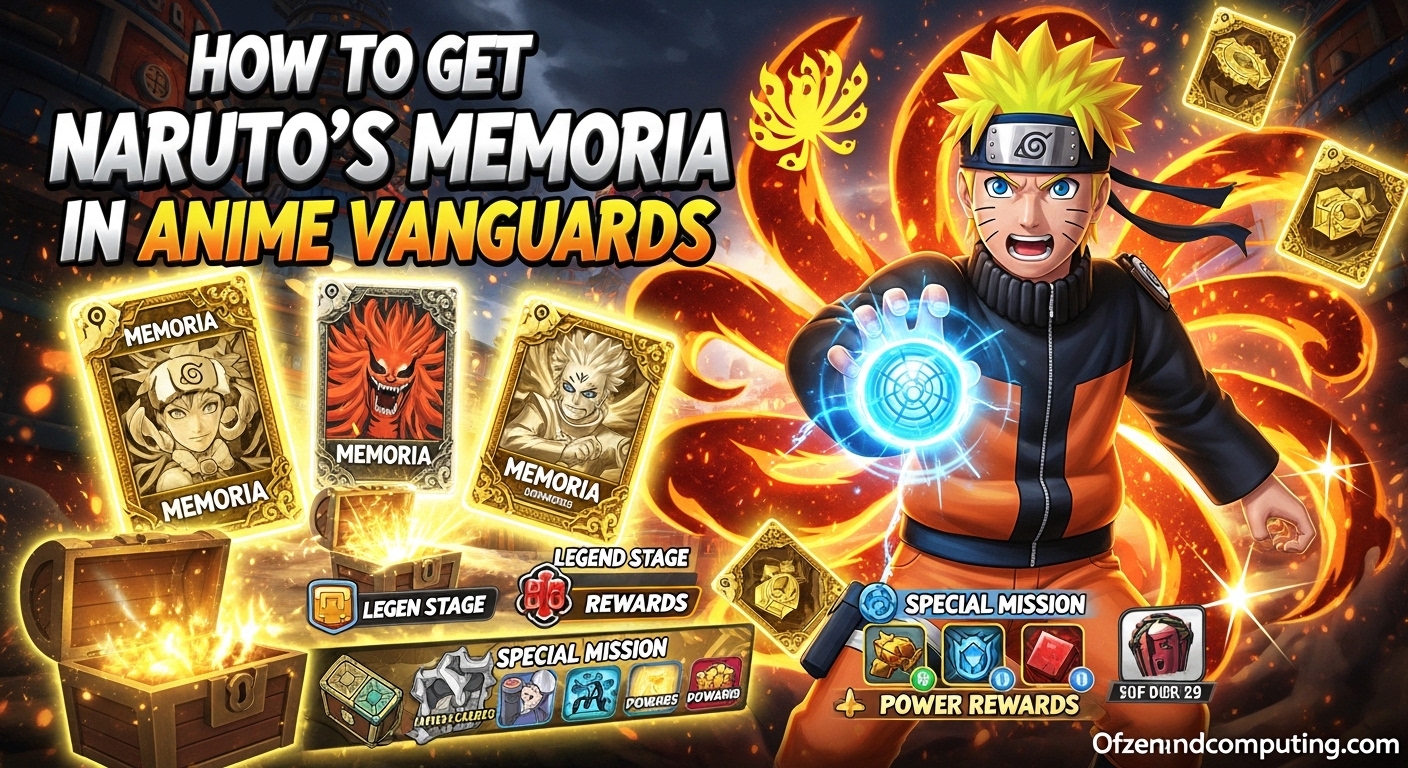 How to Get Naruto's Memoria in Anime Vanguards