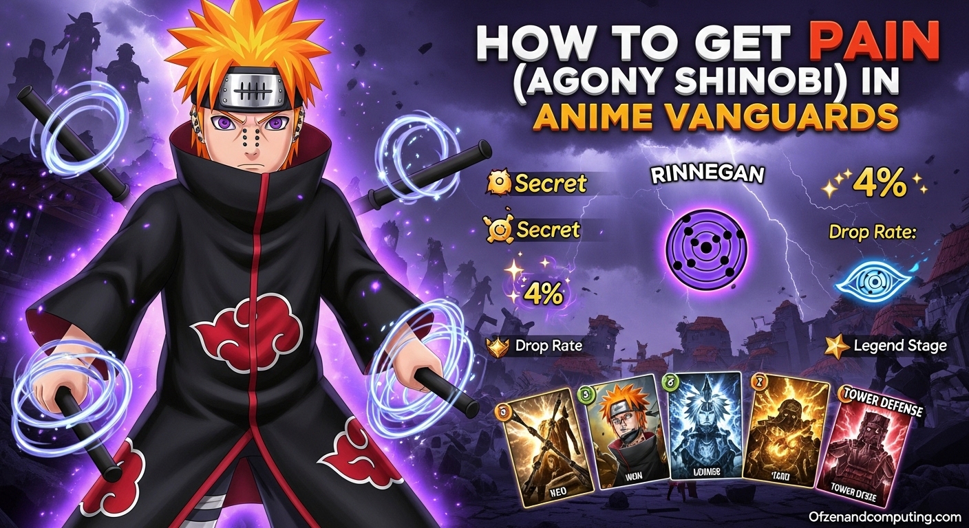 How to Get Pain (Agony Shinobi) in Anime Vanguards