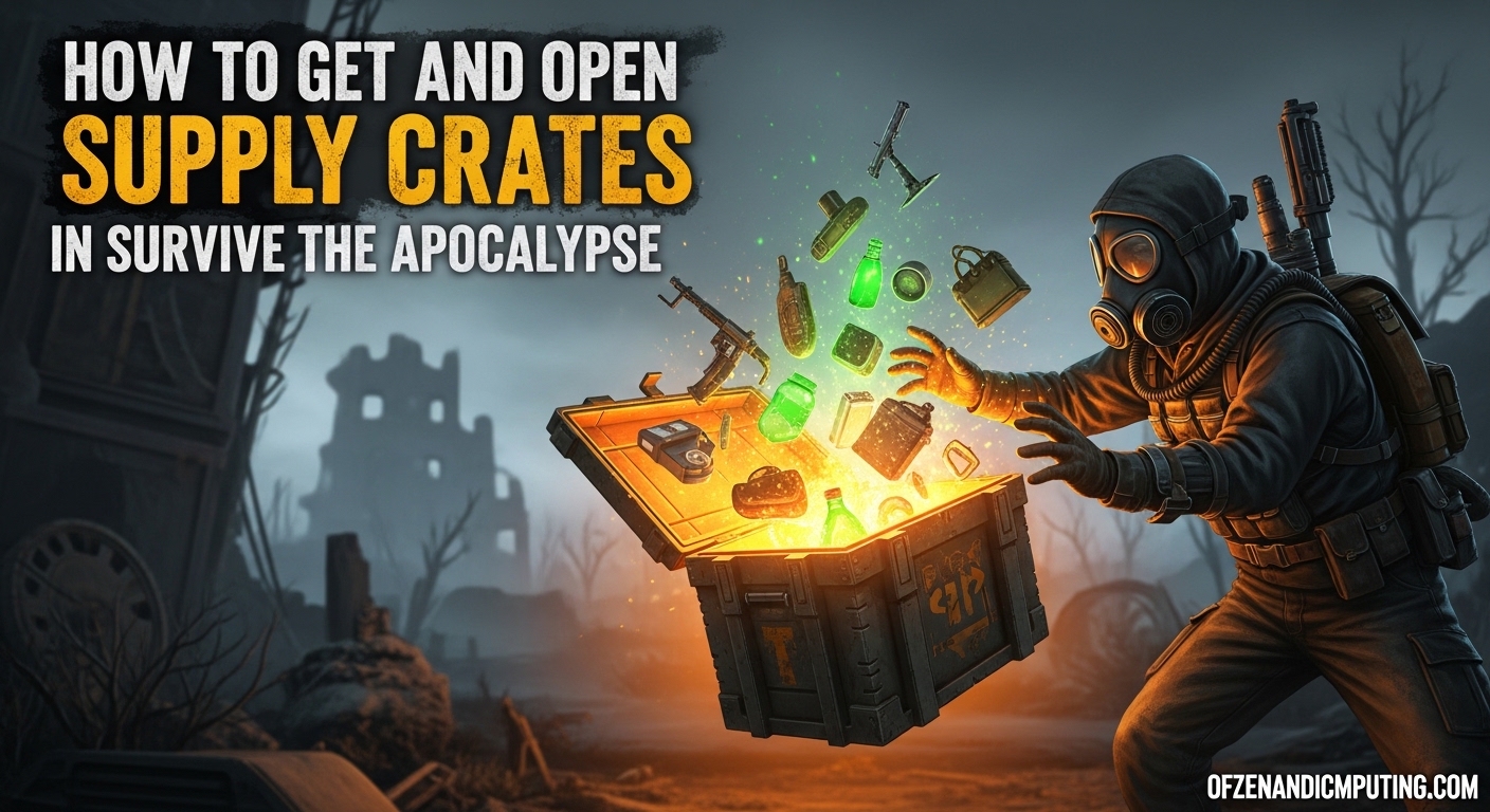 How to Get and Open Supply Crates in Survive the Apocalypse
