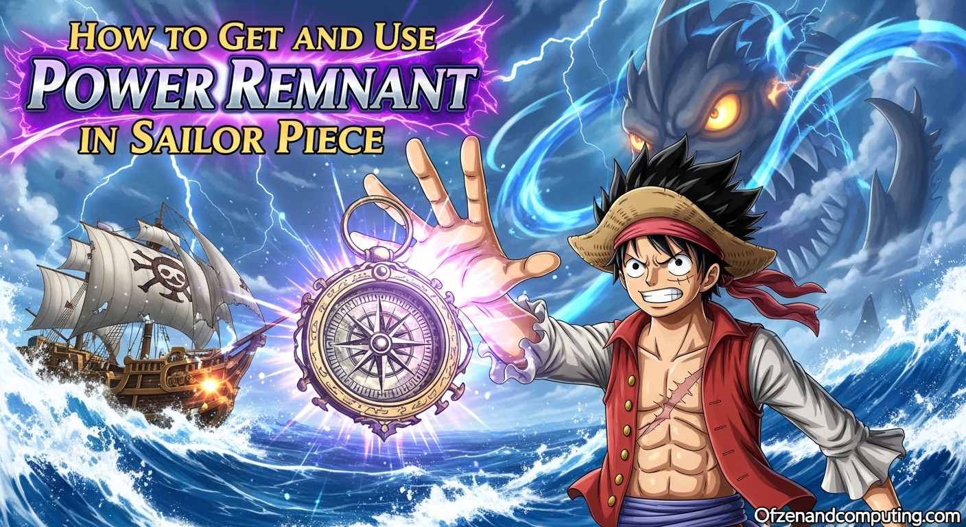 How to Get and Use Power Remnant in Sailor Piece