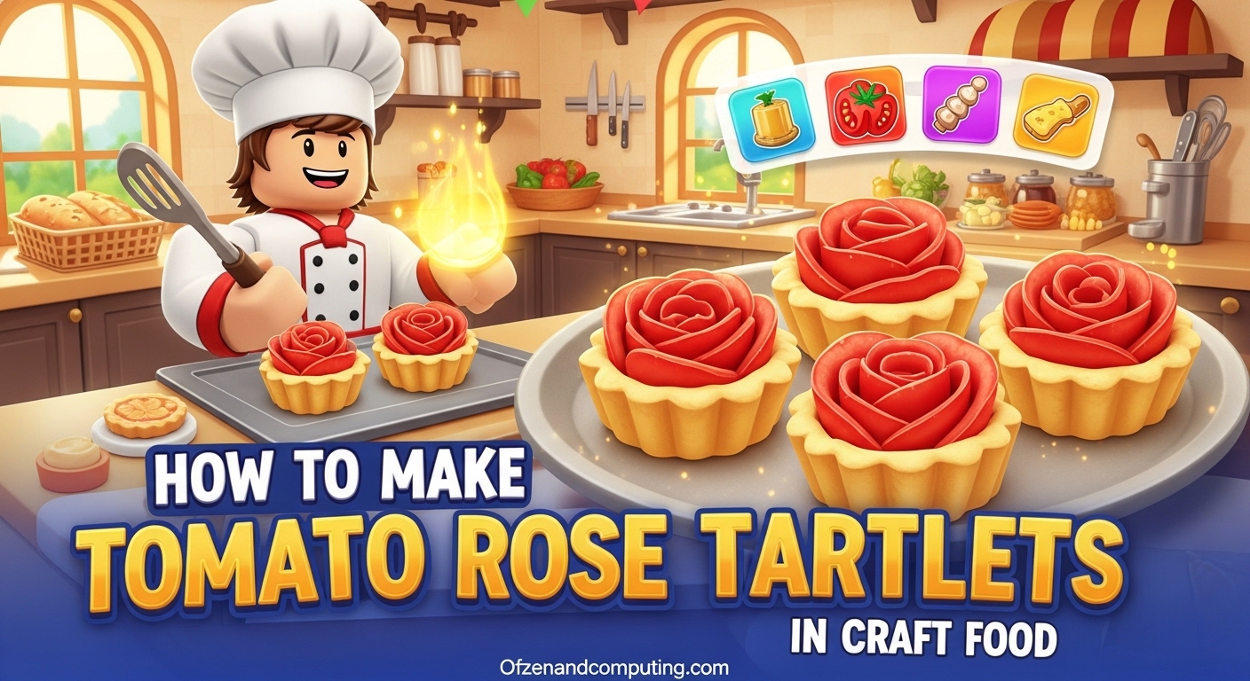 How to Make Tomato Rose Tartlets in Craft Food