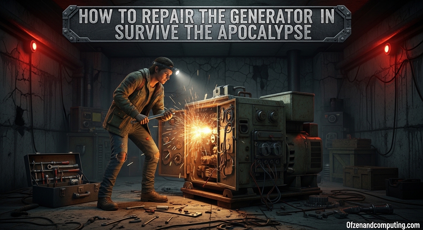 How to Repair the Generator in Survive the Apocalypse