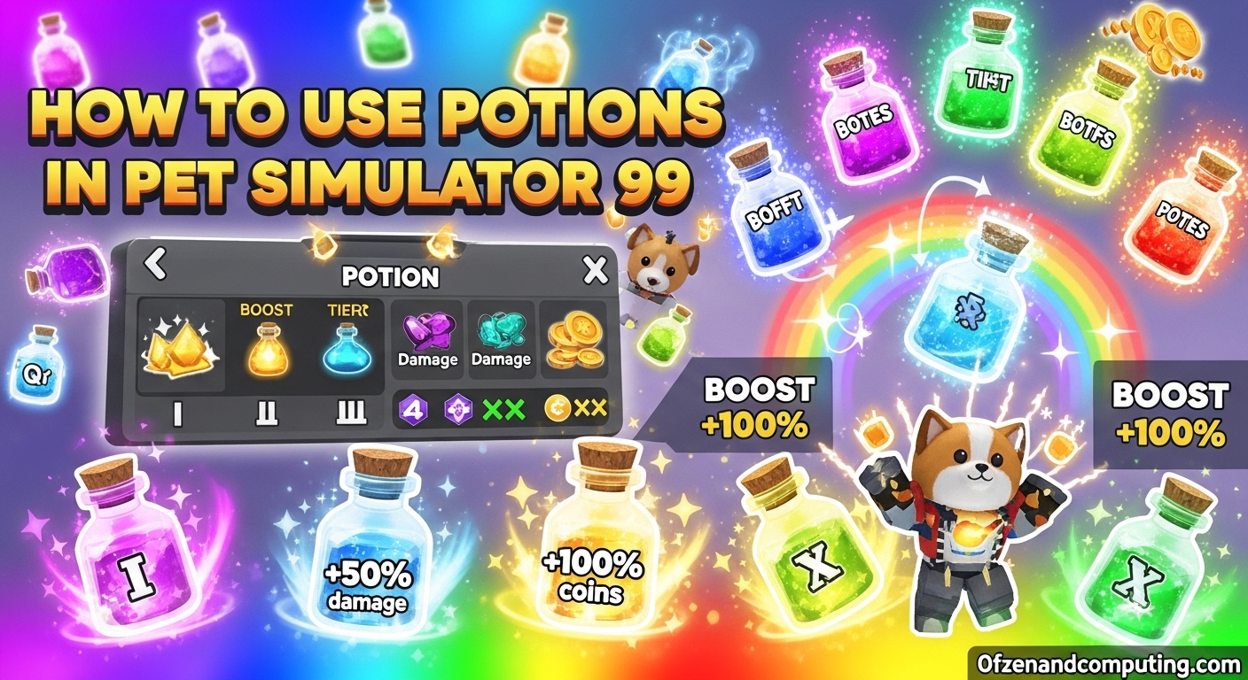 How to Use Potions in Pet Simulator 99