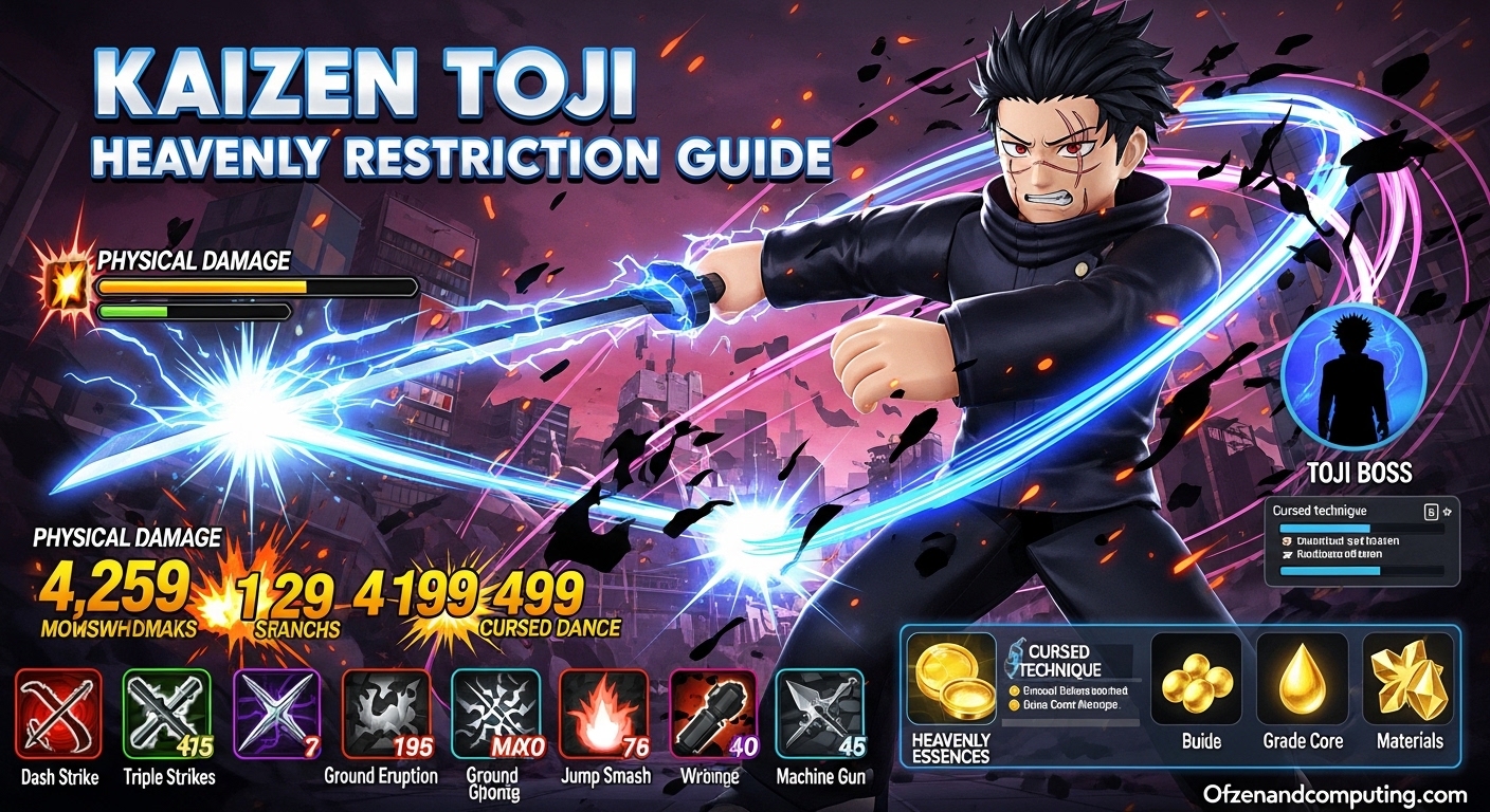 Kaizen Toji Heavenly Restriction Guide