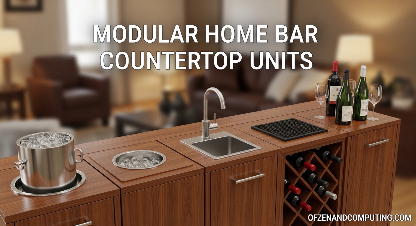 Modular Home Bar Countertop Units