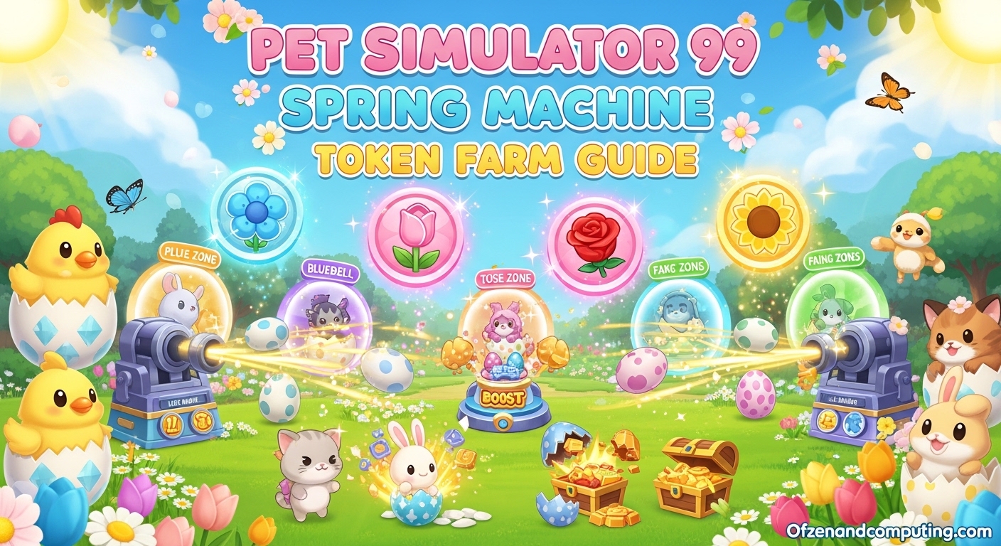 Pet Simulator 99 Spring Machine Token Farm Guide