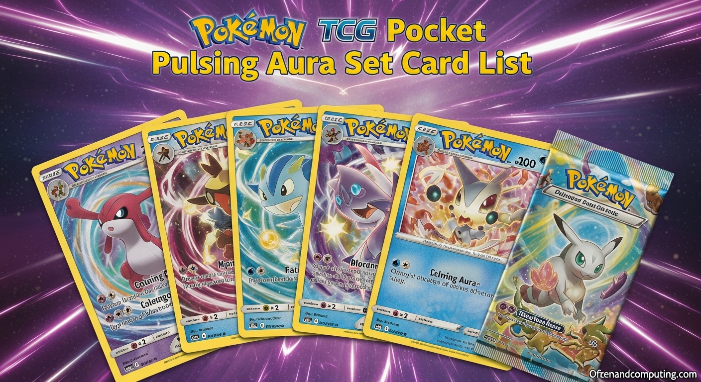 Pokemon TCG Pocket Pulsing Aura Set Card List