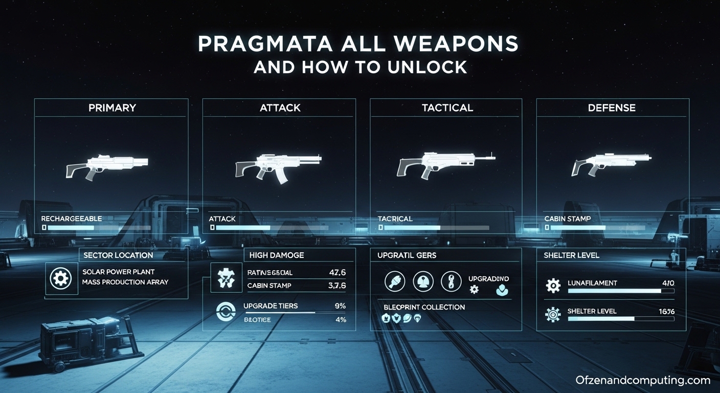 Pragmata All Weapons and How to Unlock