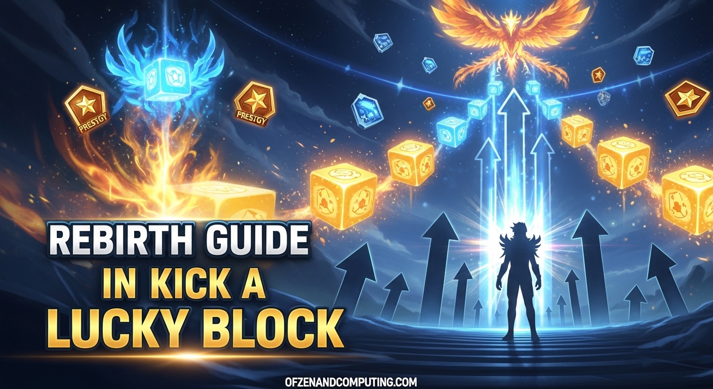 Rebirth Guide in Kick a Lucky Block