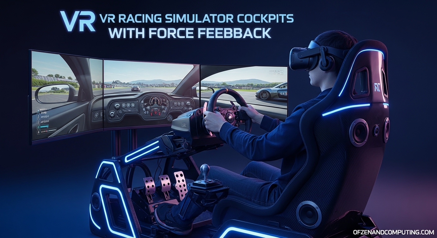 VR Racing Simulator Cockpits with Force Feedback