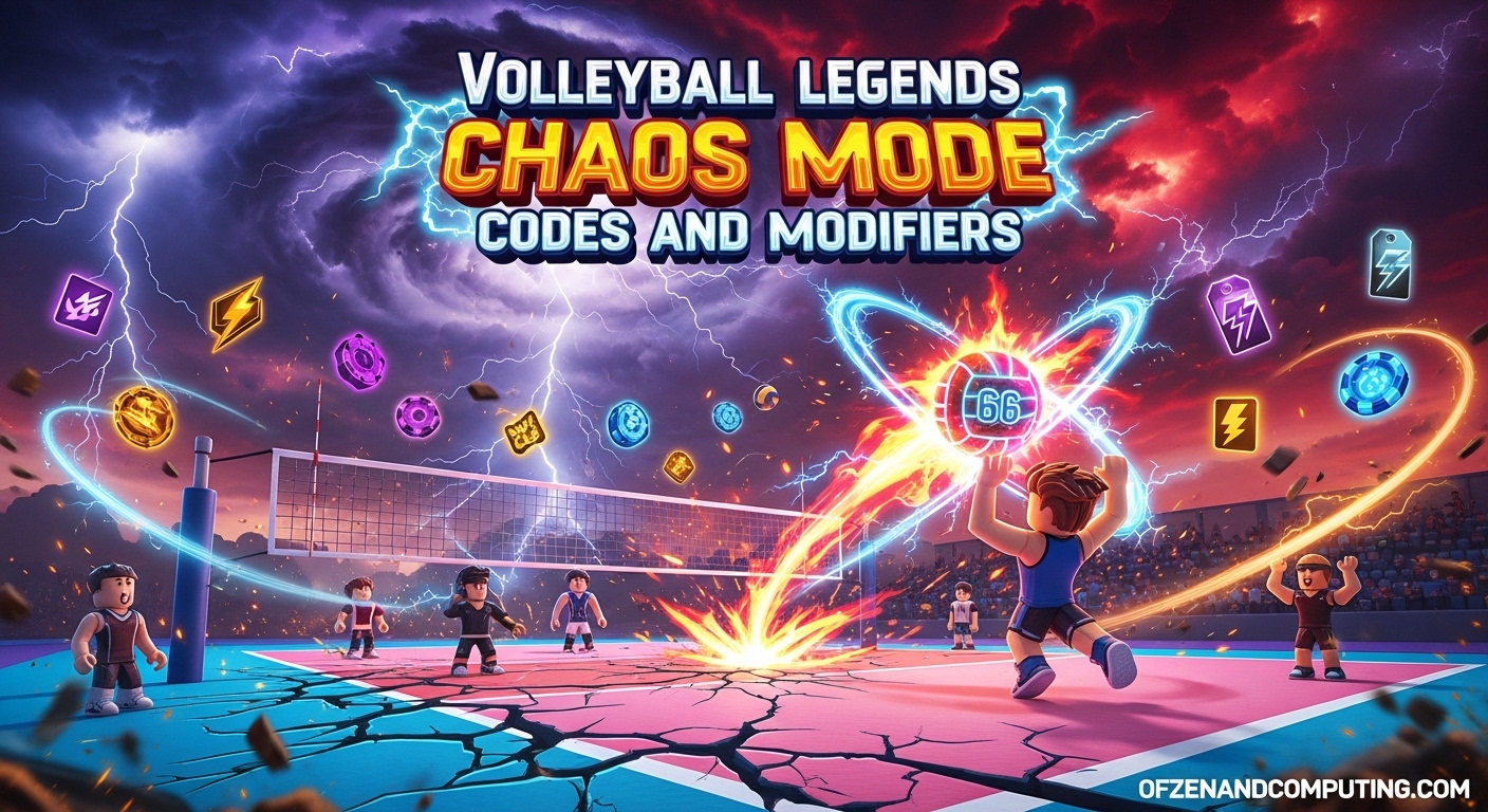 Volleyball Legends Update 66 Chaos Mode Codes and Modifiers