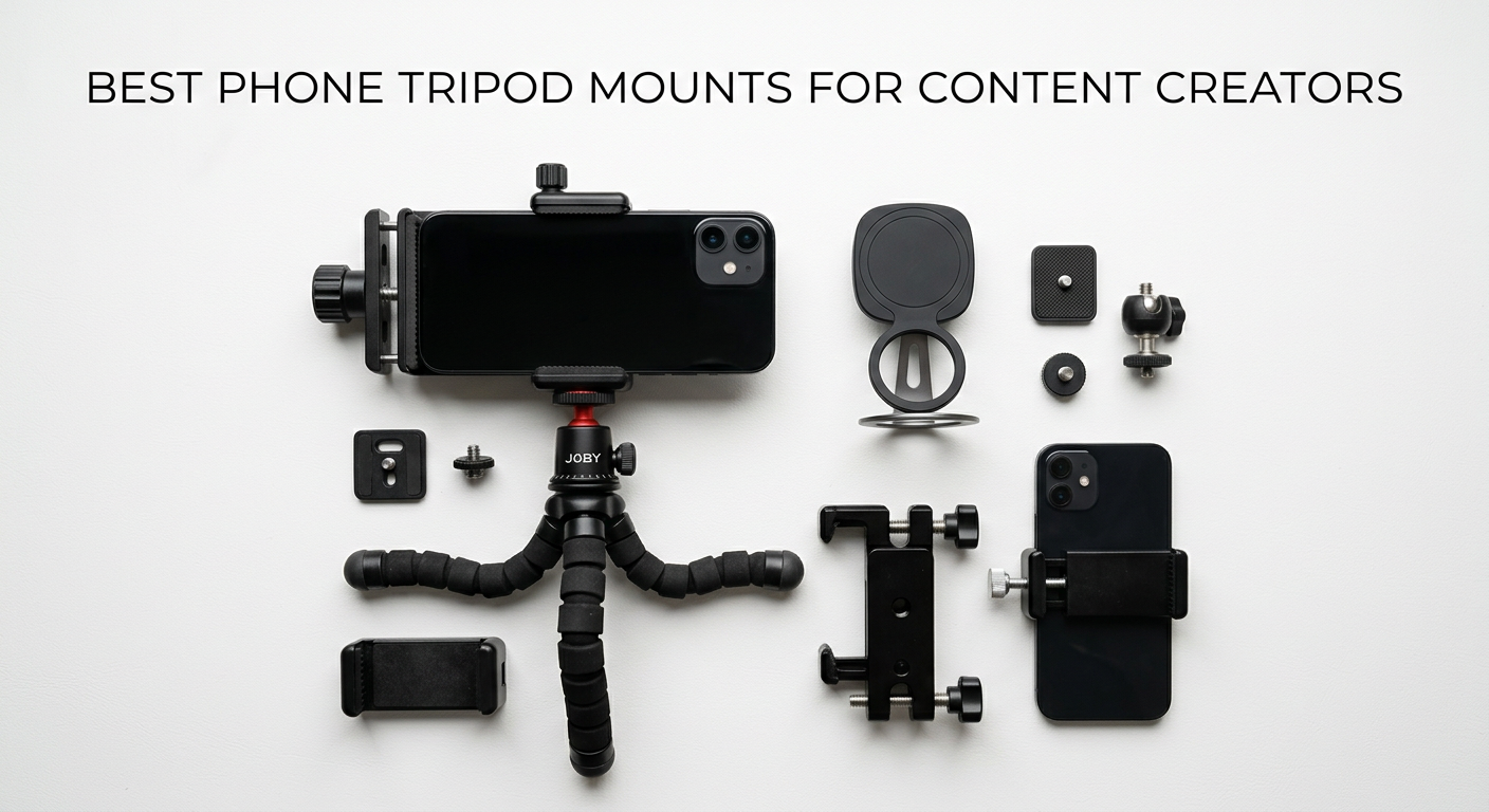 Best Phone Tripod Mounts for Content Creators